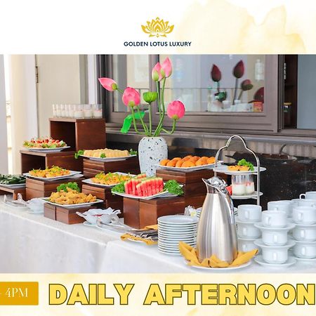Golden Lotus Luxury Hotel Danang - Complimentary Daily Afternoon Tea Exteriér fotografie