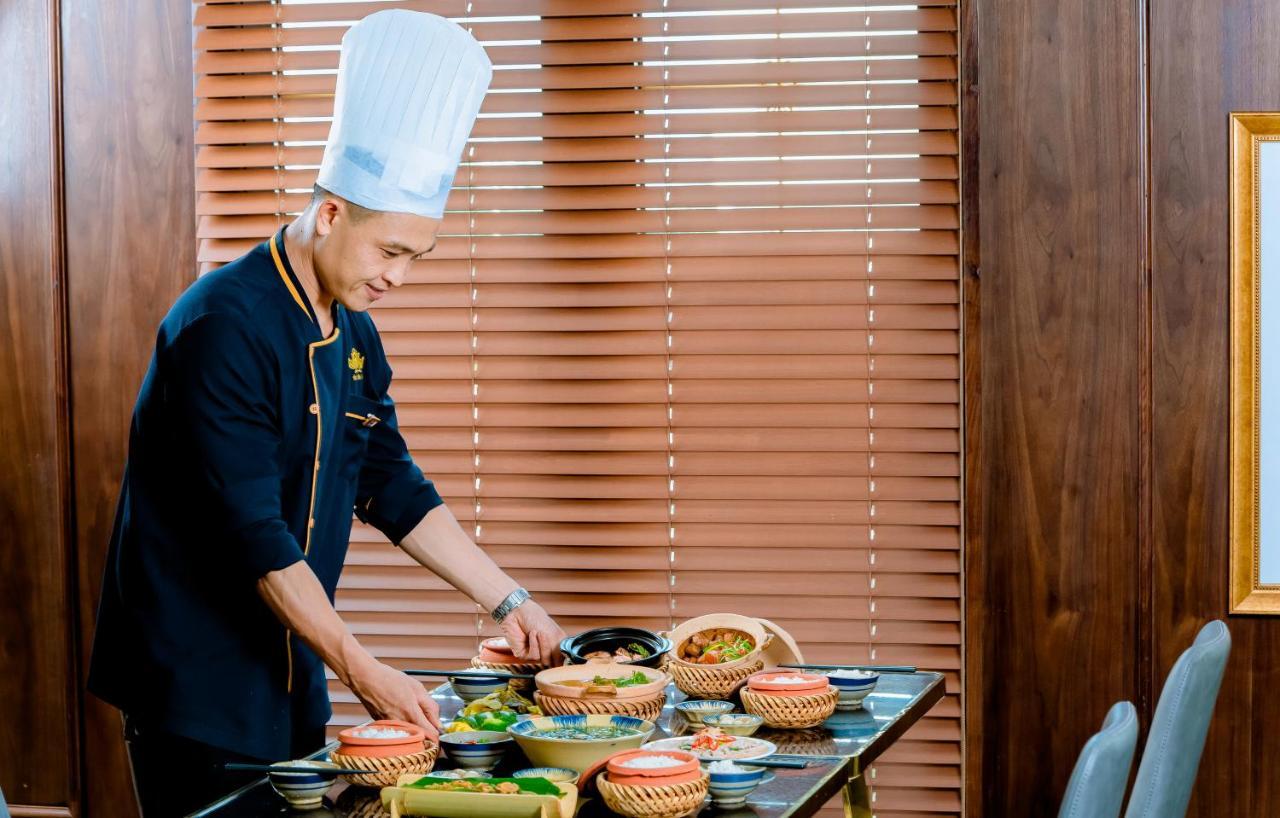 Golden Lotus Luxury Hotel Danang - Complimentary Daily Afternoon Tea Exteriér fotografie