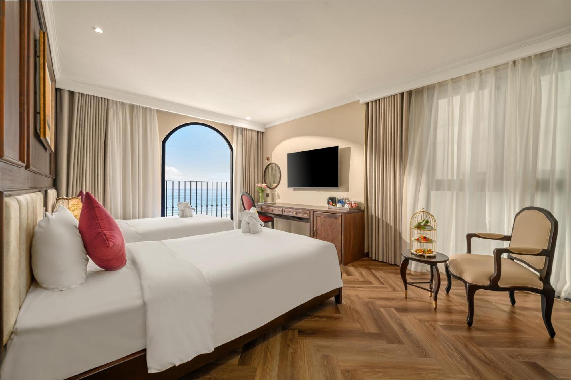 Golden Lotus Luxury Hotel Danang - Complimentary Daily Afternoon Tea Exteriér fotografie