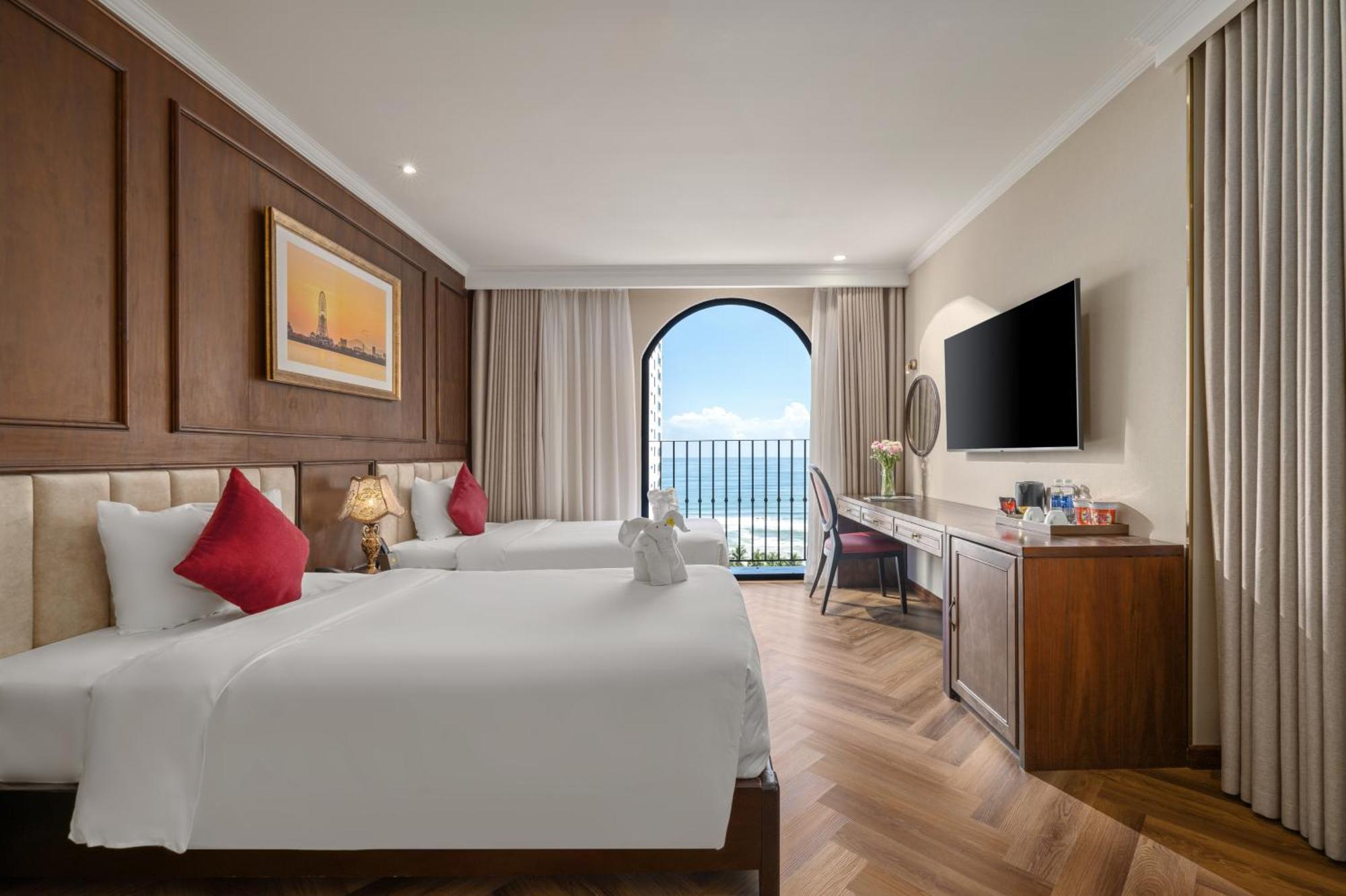 Golden Lotus Luxury Hotel Danang - Complimentary Daily Afternoon Tea Exteriér fotografie