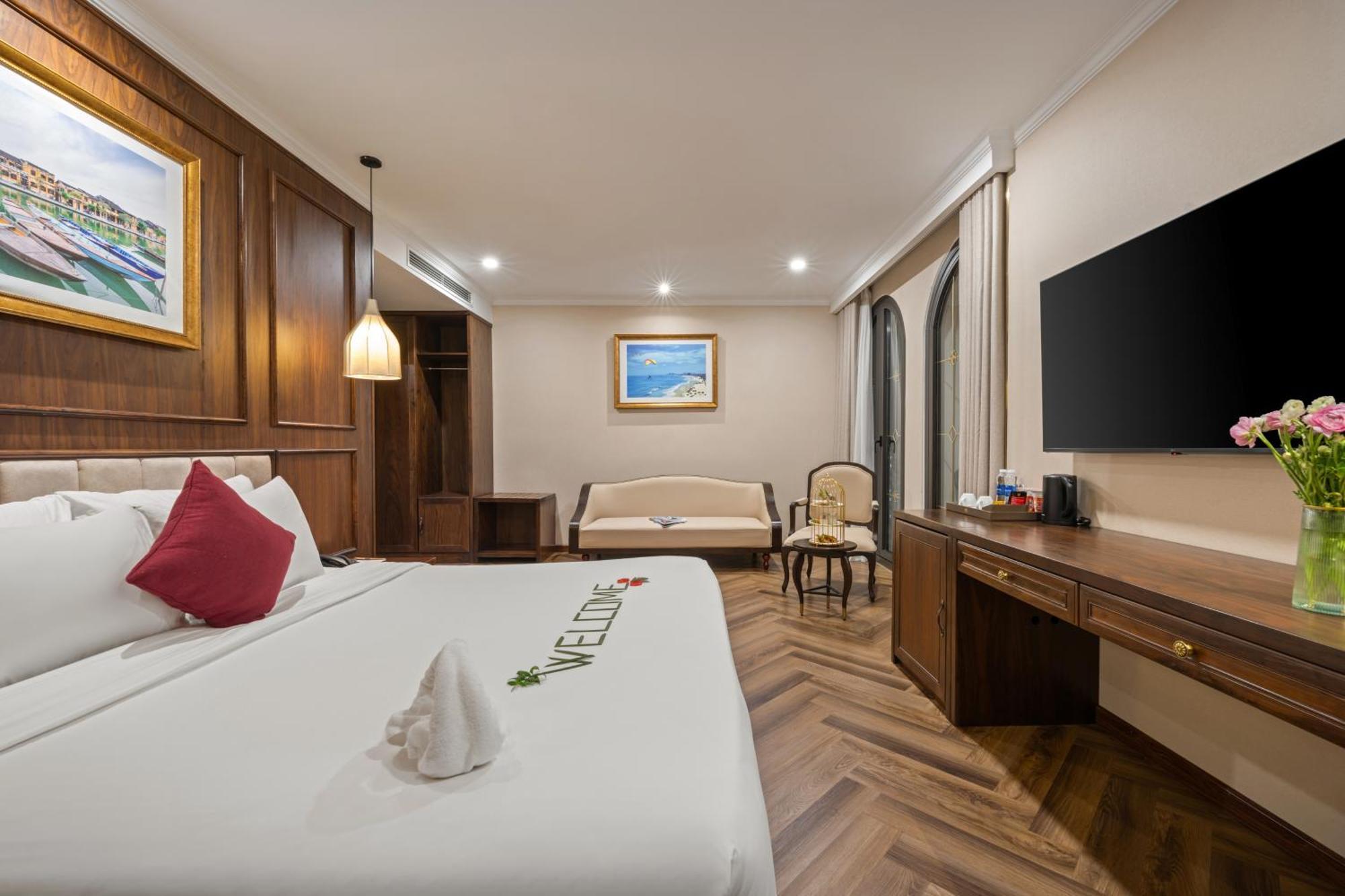 Golden Lotus Luxury Hotel Danang - Complimentary Daily Afternoon Tea Exteriér fotografie