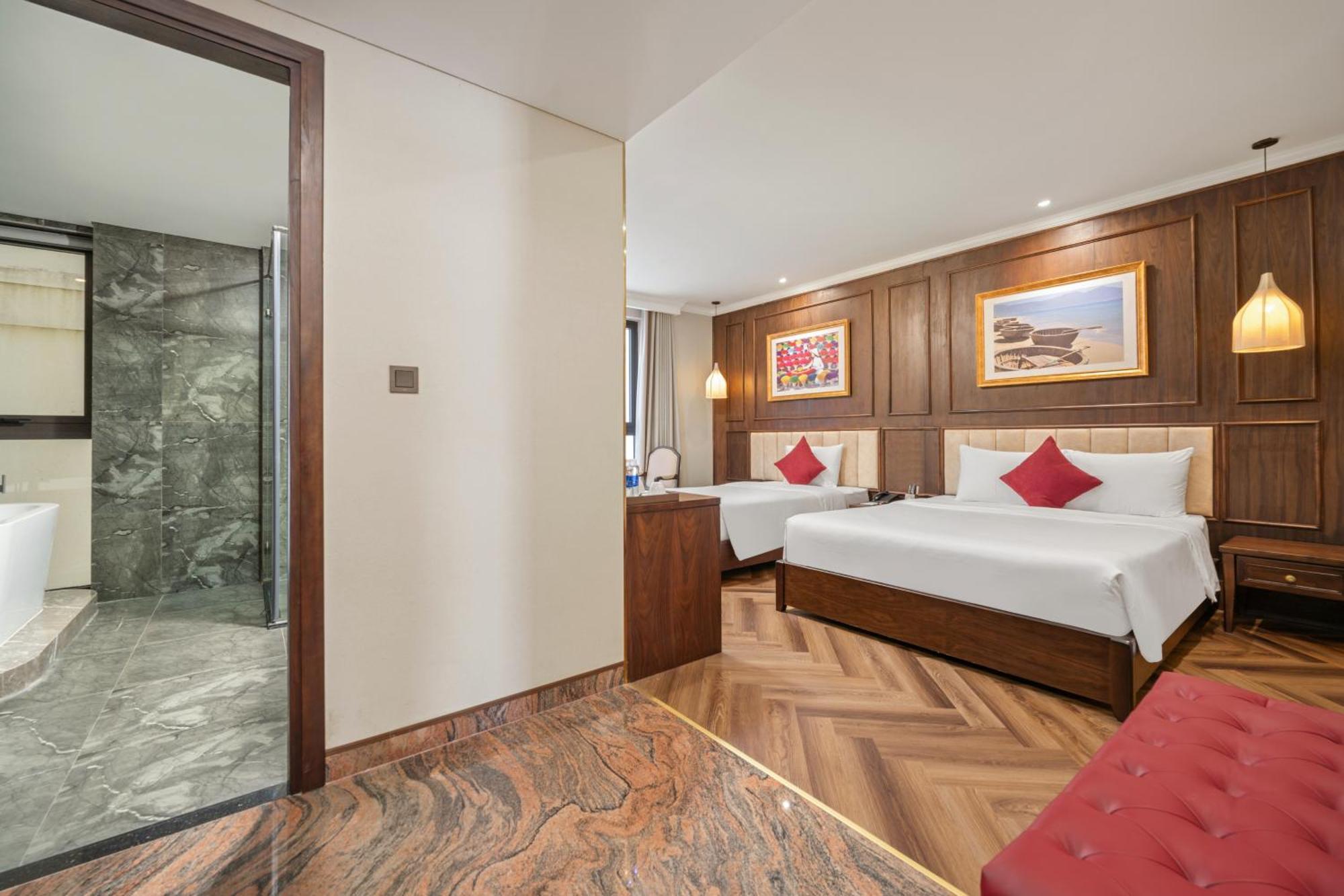 Golden Lotus Luxury Hotel Danang - Complimentary Daily Afternoon Tea Exteriér fotografie