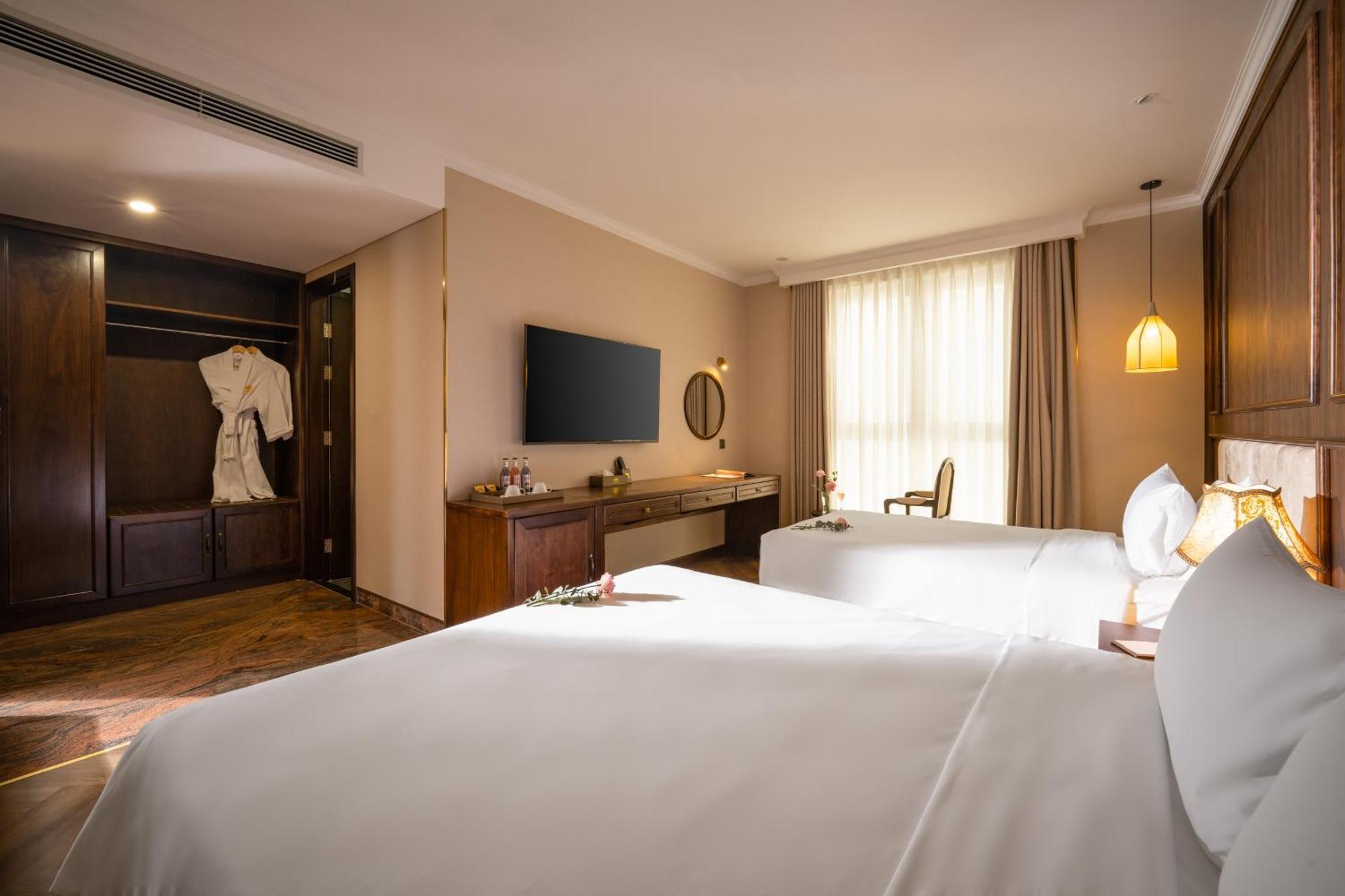 Golden Lotus Luxury Hotel Danang - Complimentary Daily Afternoon Tea Exteriér fotografie
