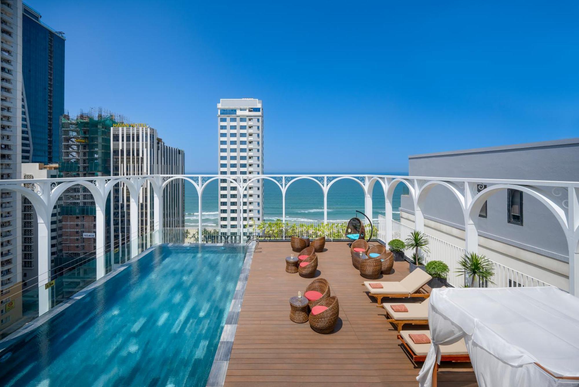 Golden Lotus Luxury Hotel Danang - Complimentary Daily Afternoon Tea Exteriér fotografie