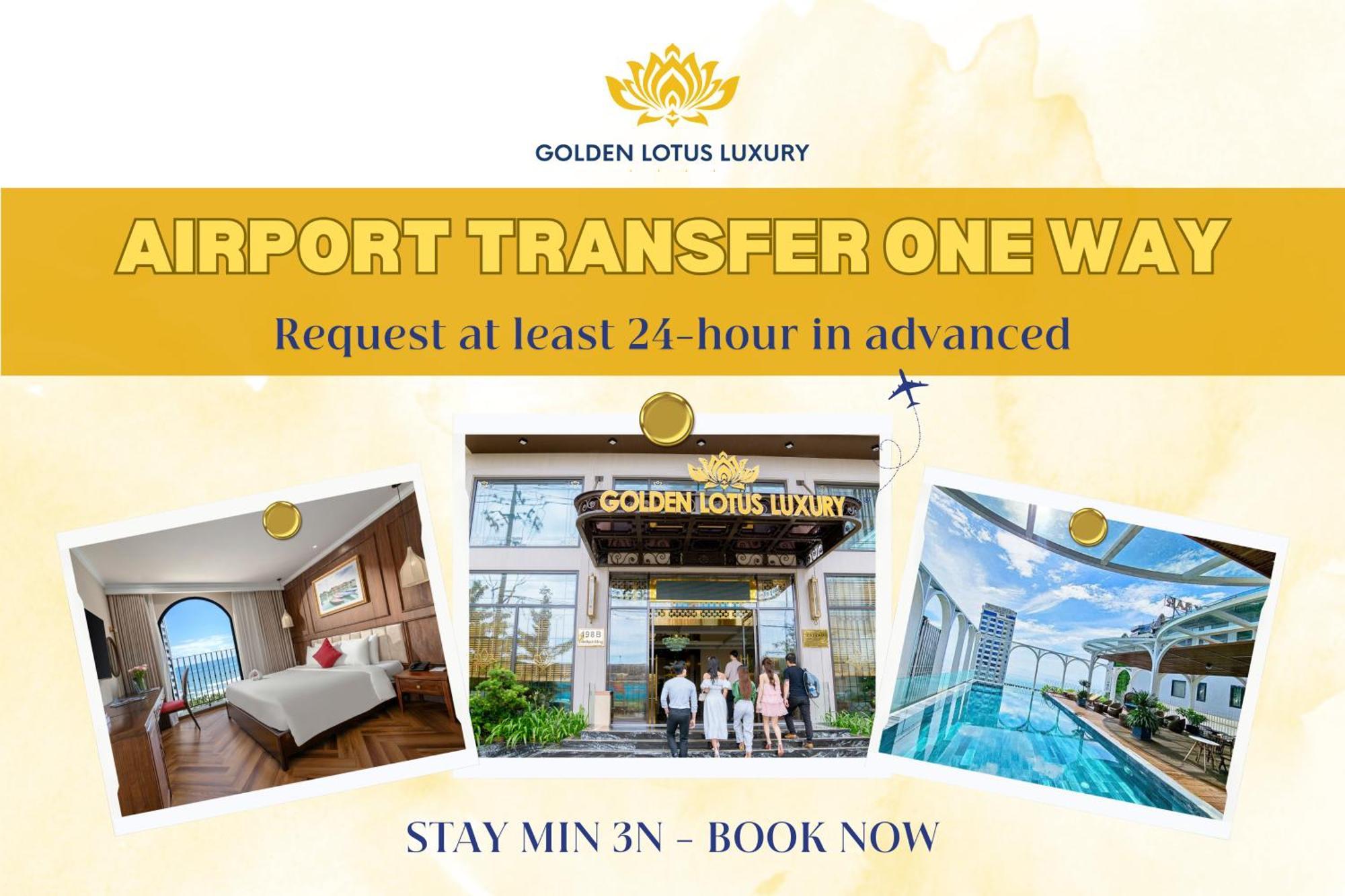 Golden Lotus Luxury Hotel Danang - Complimentary Daily Afternoon Tea Exteriér fotografie