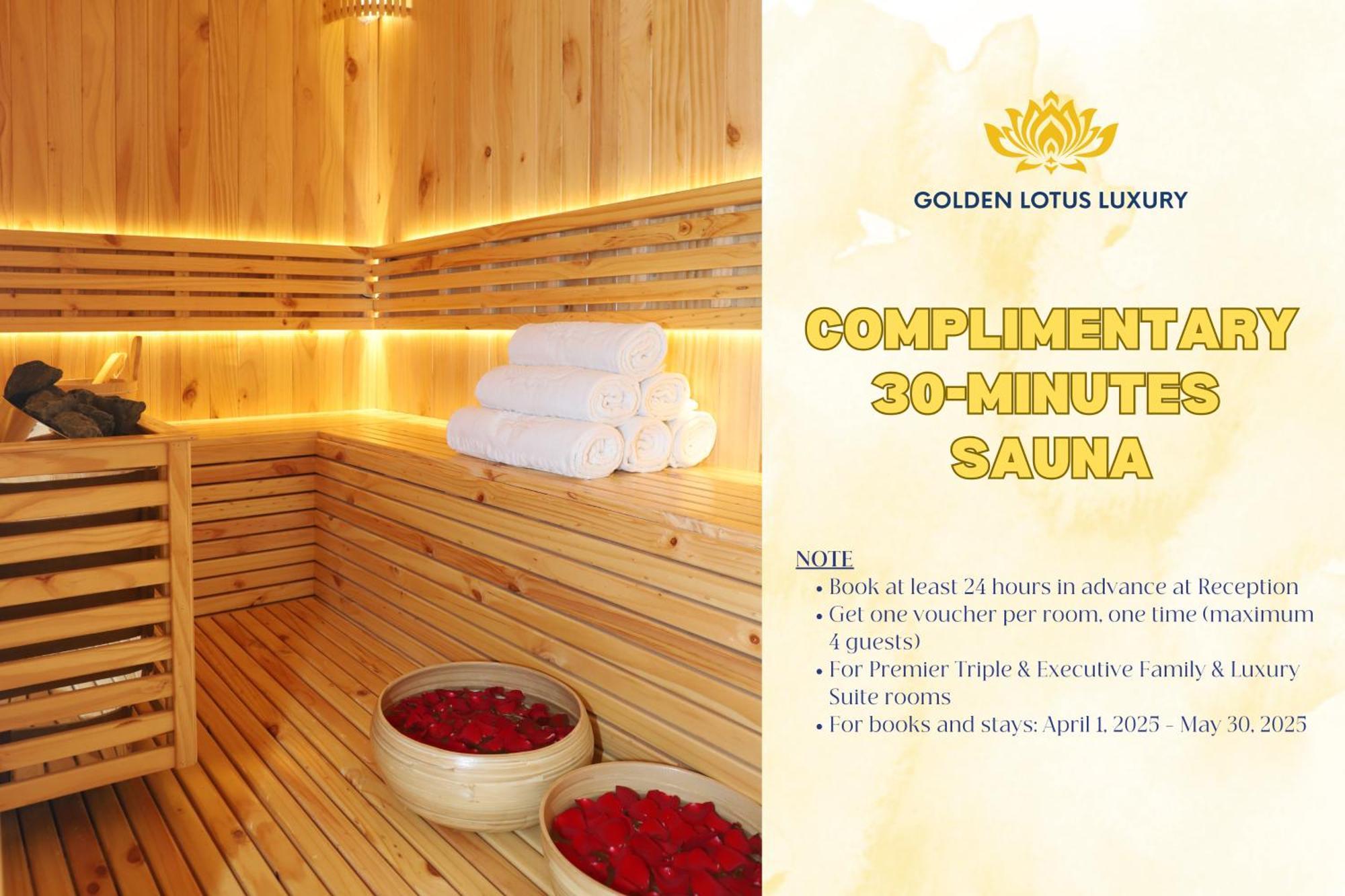 Golden Lotus Luxury Hotel Danang - Complimentary Daily Afternoon Tea Exteriér fotografie