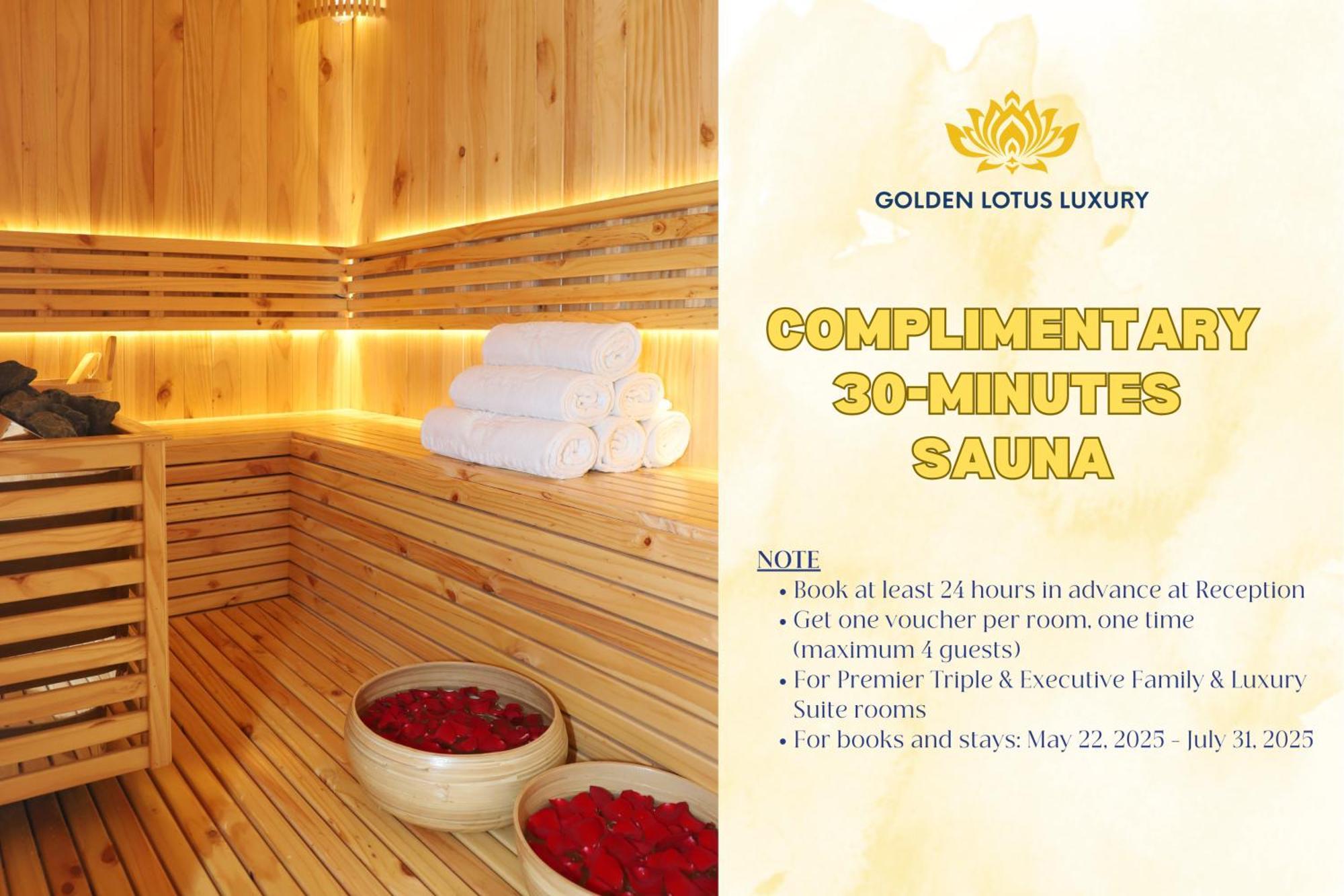 Golden Lotus Luxury Hotel Danang - Complimentary Daily Afternoon Tea Exteriér fotografie